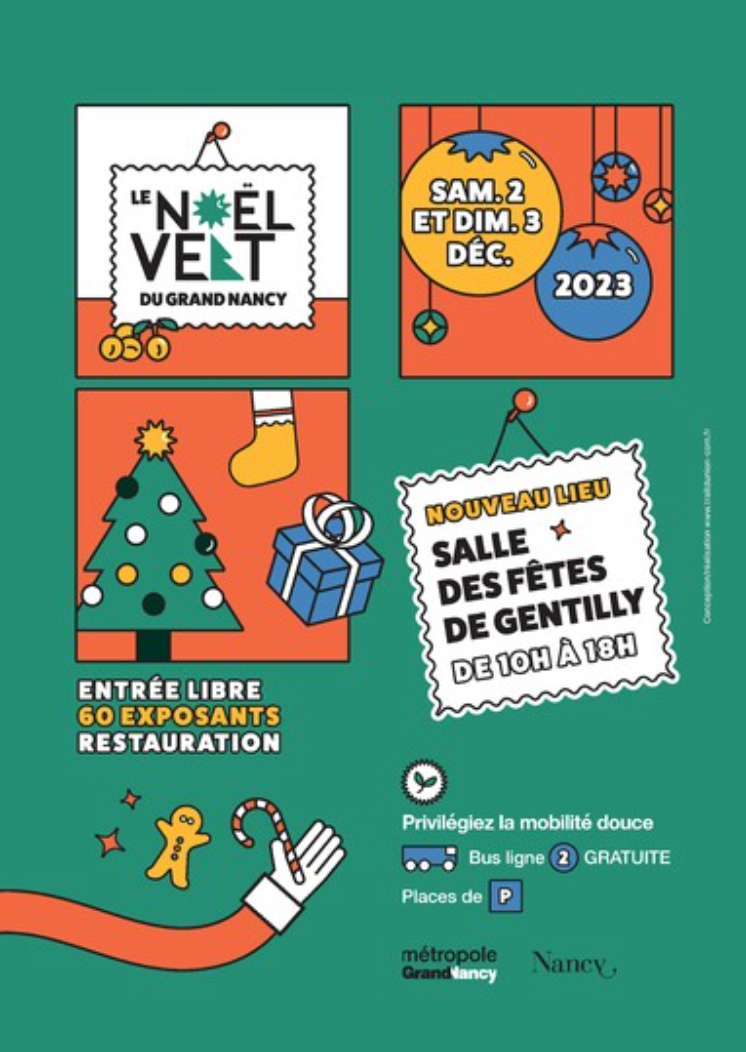Marché de noel Nancy noel vert