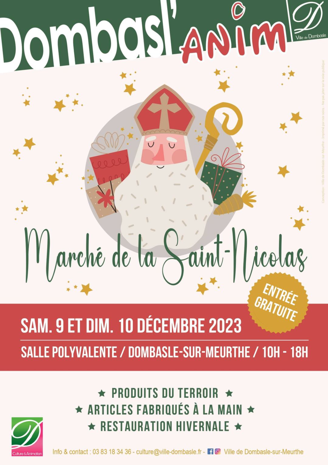 marché de noel dombasle