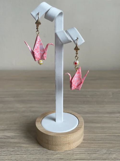 Boucles d'Oreilles Origami Grues